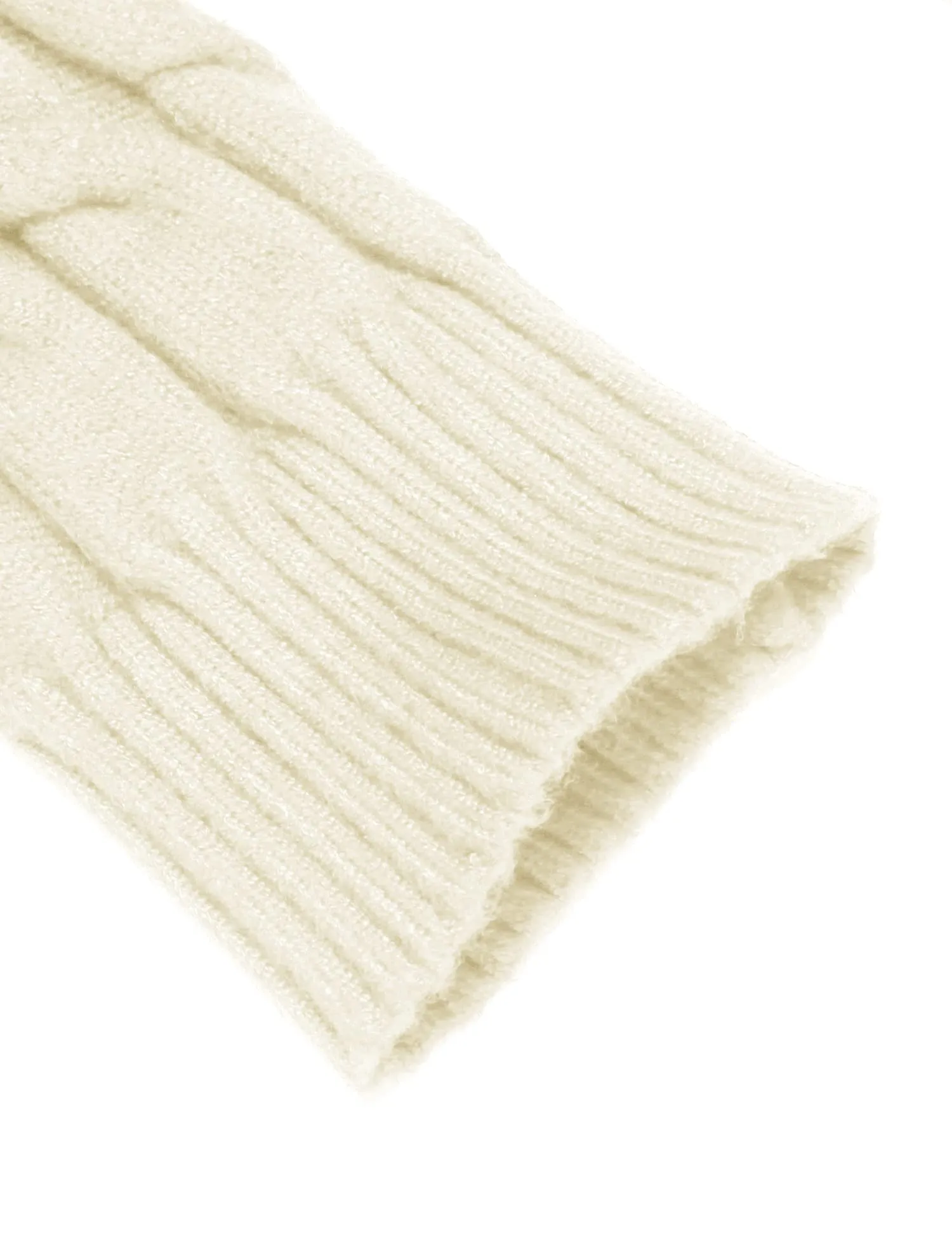 COOFANDY Men's Slim Fit Turtleneck Sweater Casual Twisted Knitted Pullover Sweaters
