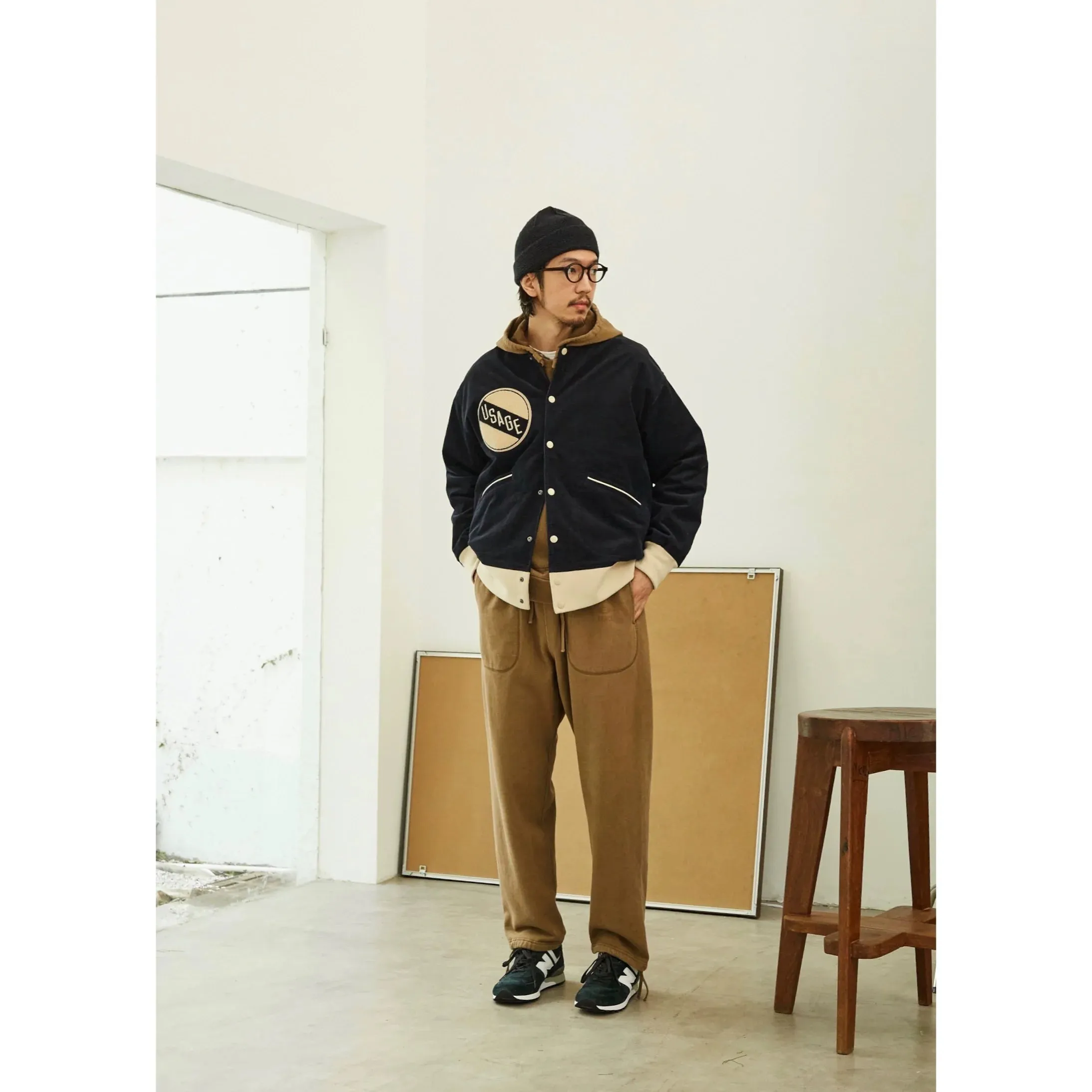 Corduroy Varsity Jacket