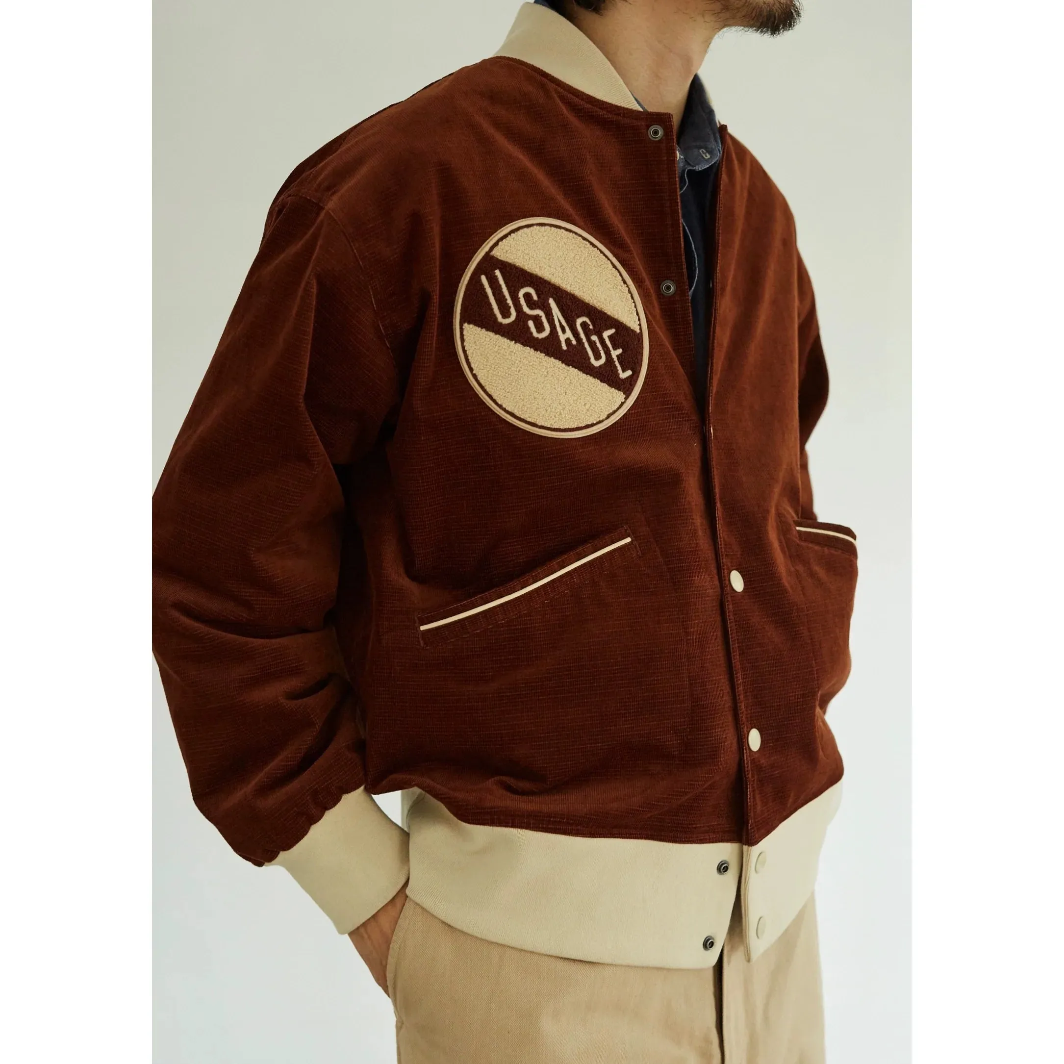 Corduroy Varsity Jacket