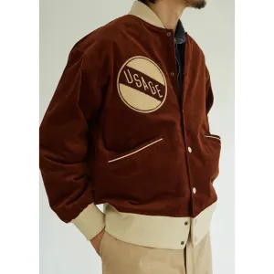 Corduroy Varsity Jacket
