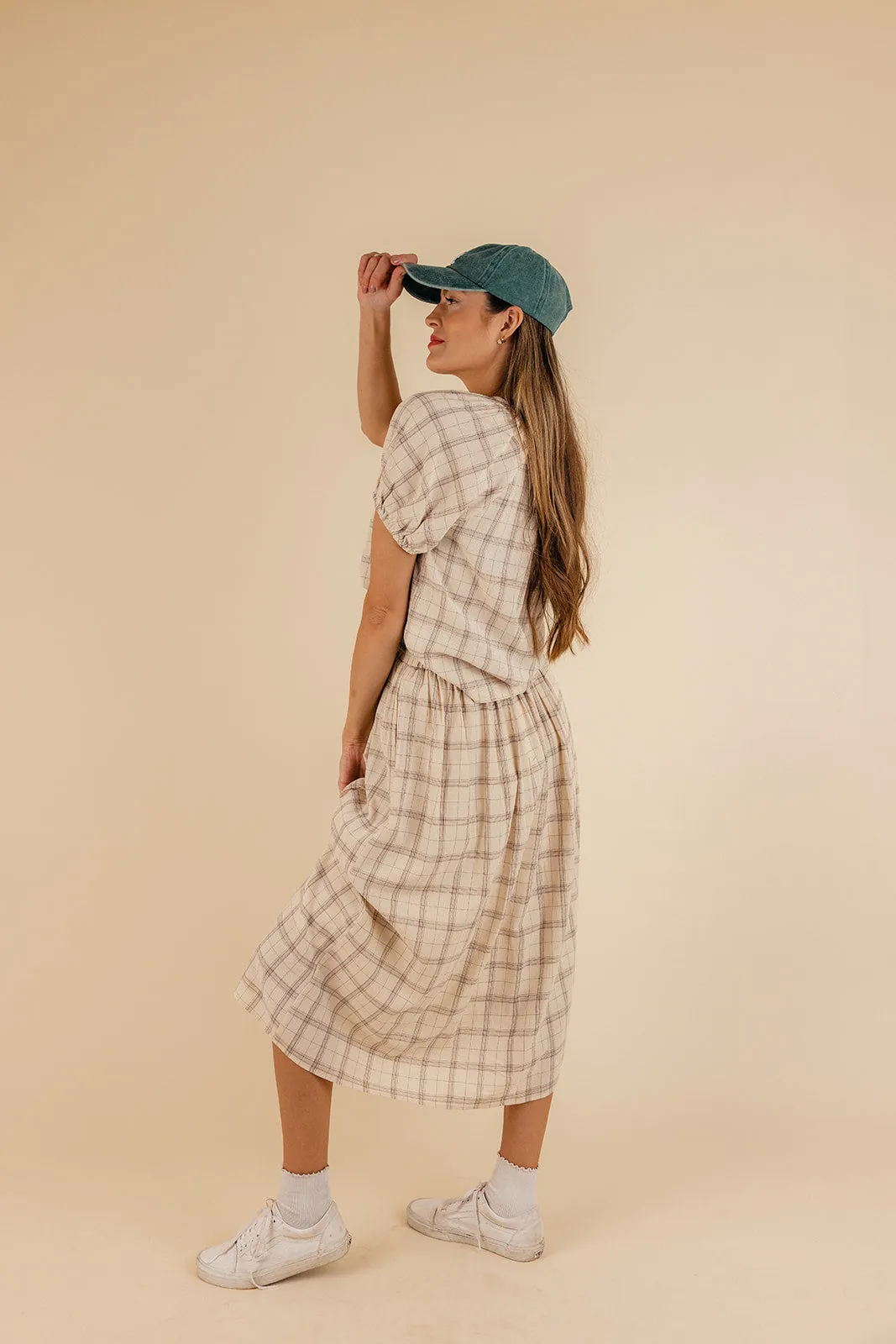 Coretta Plaid Skirt