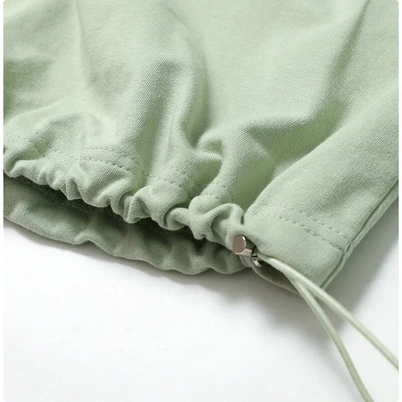Cotton Casual Long Sleeve Oversized Hoodie with Zipper
