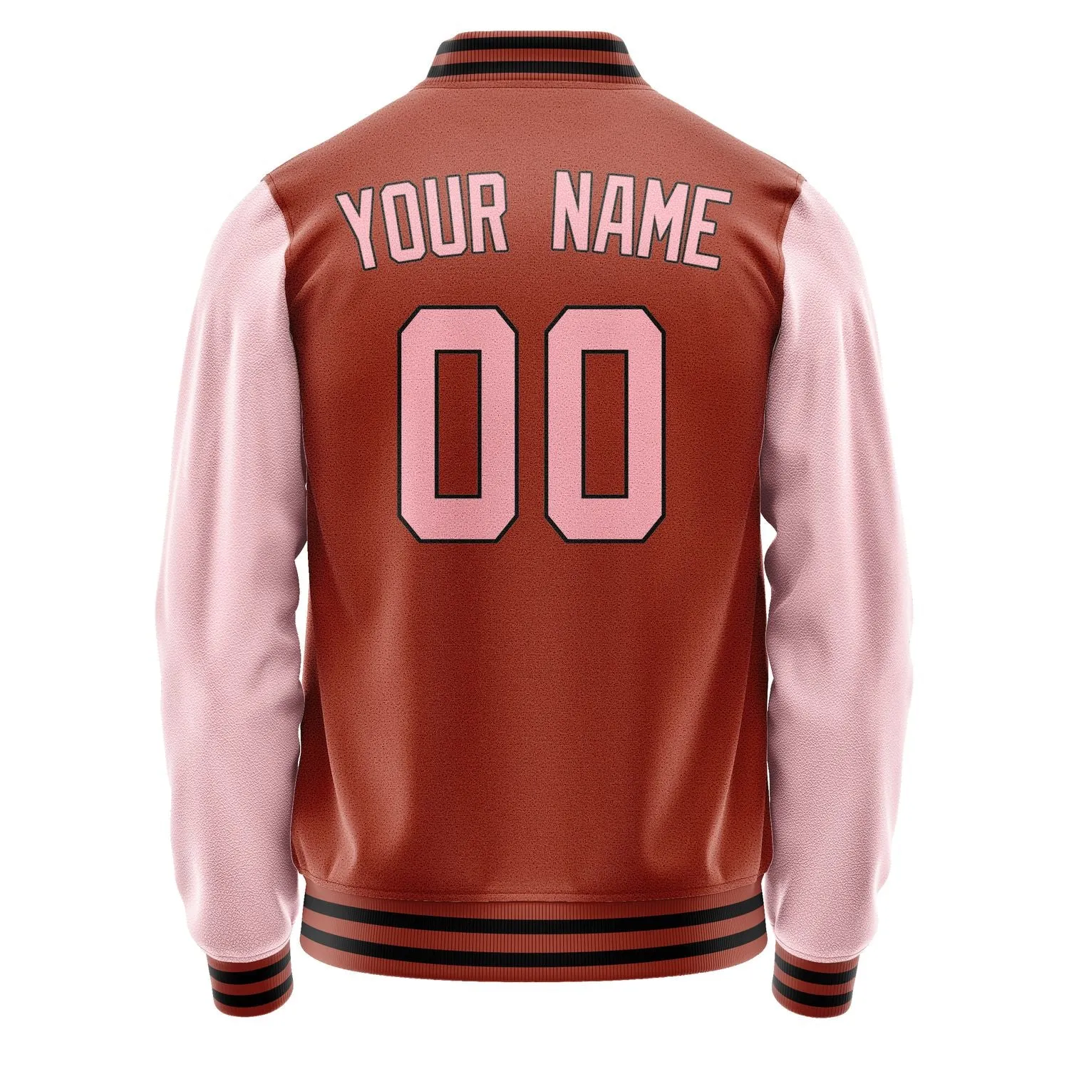 Custom Coral Red Light Pink Jacket
