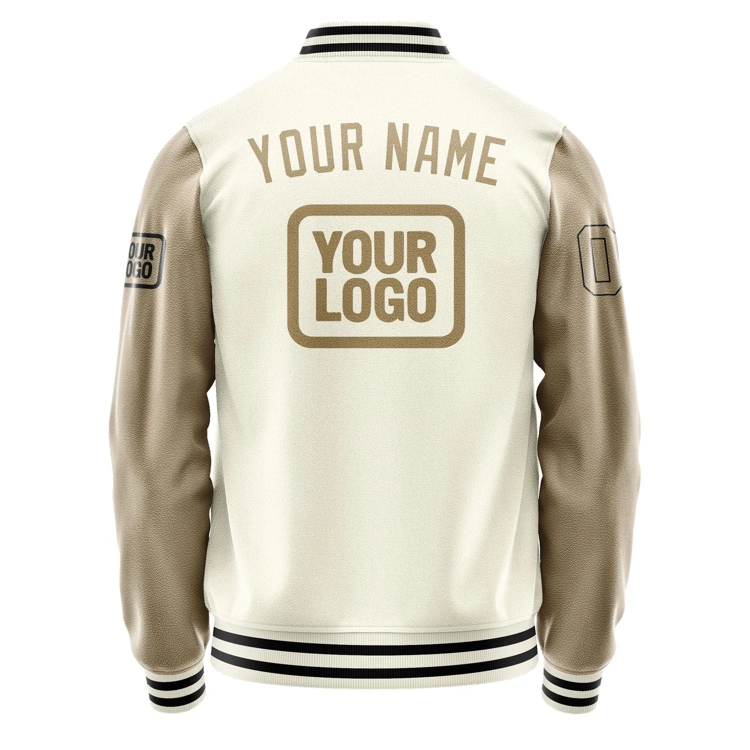 Custom Cream Light Khaki Jacket