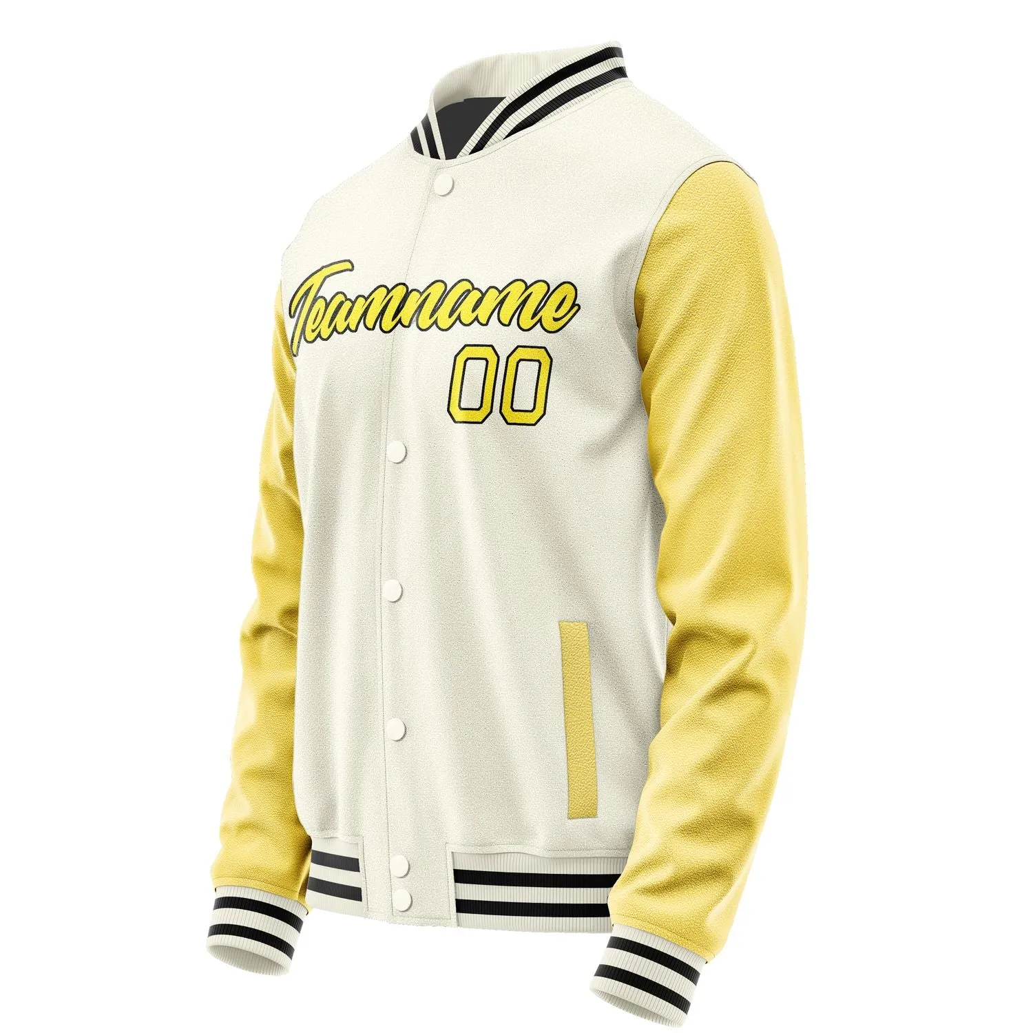 Custom Cream Light Yellow Jacket