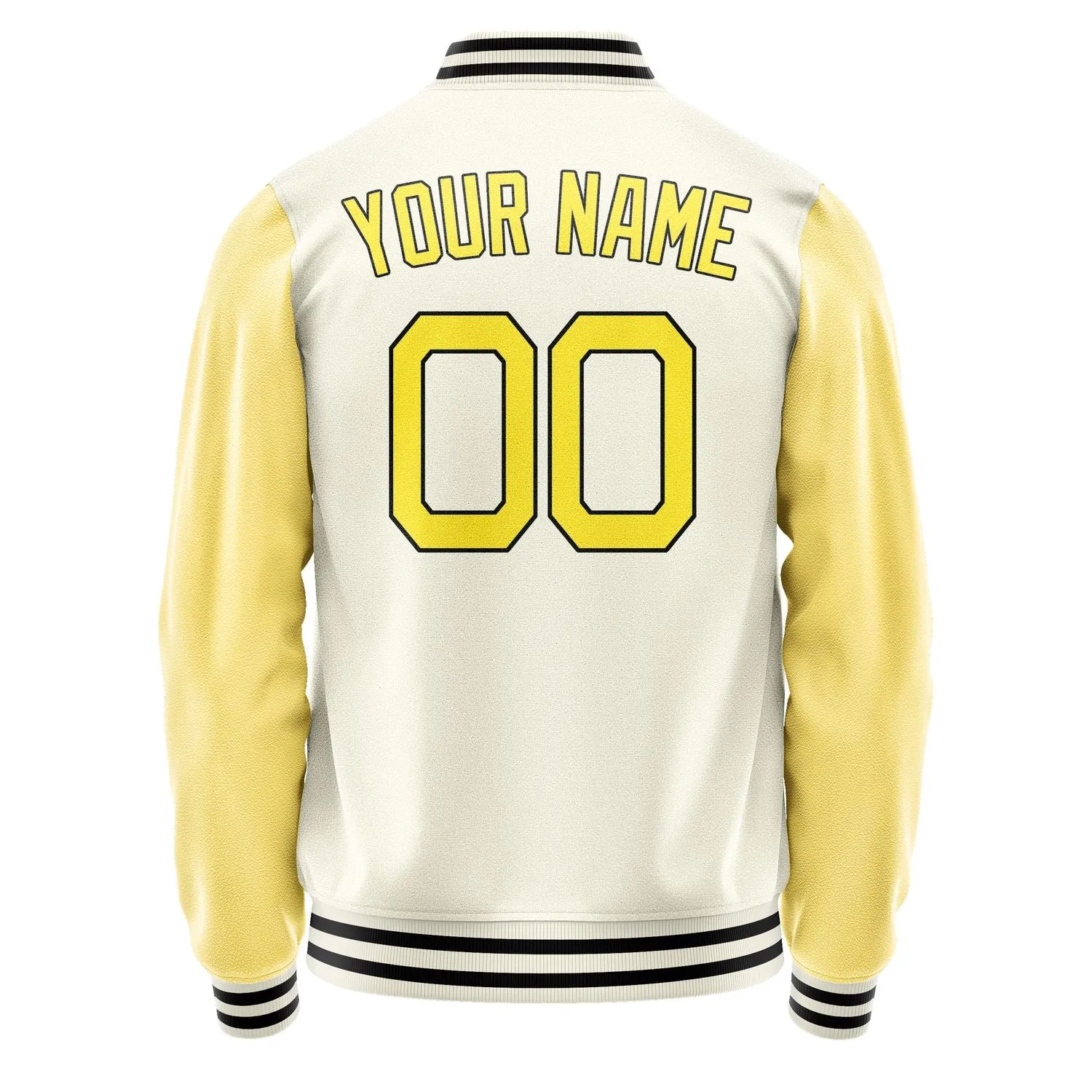 Custom Cream Light Yellow Jacket