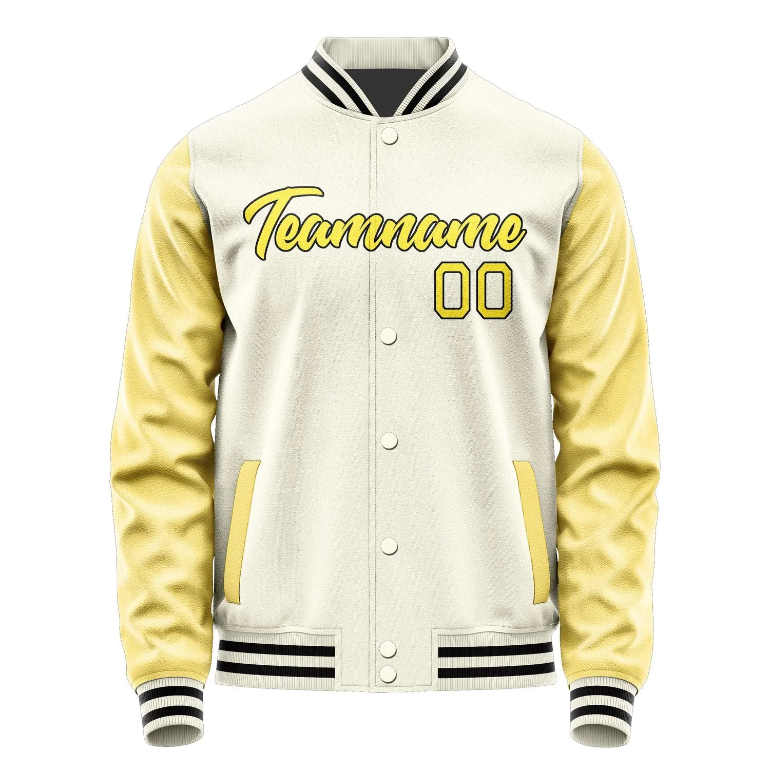 Custom Cream Light Yellow Jacket