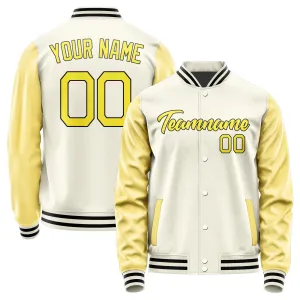 Custom Cream Light Yellow Jacket