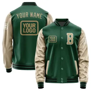 Custom Green Light Khaki Jacket