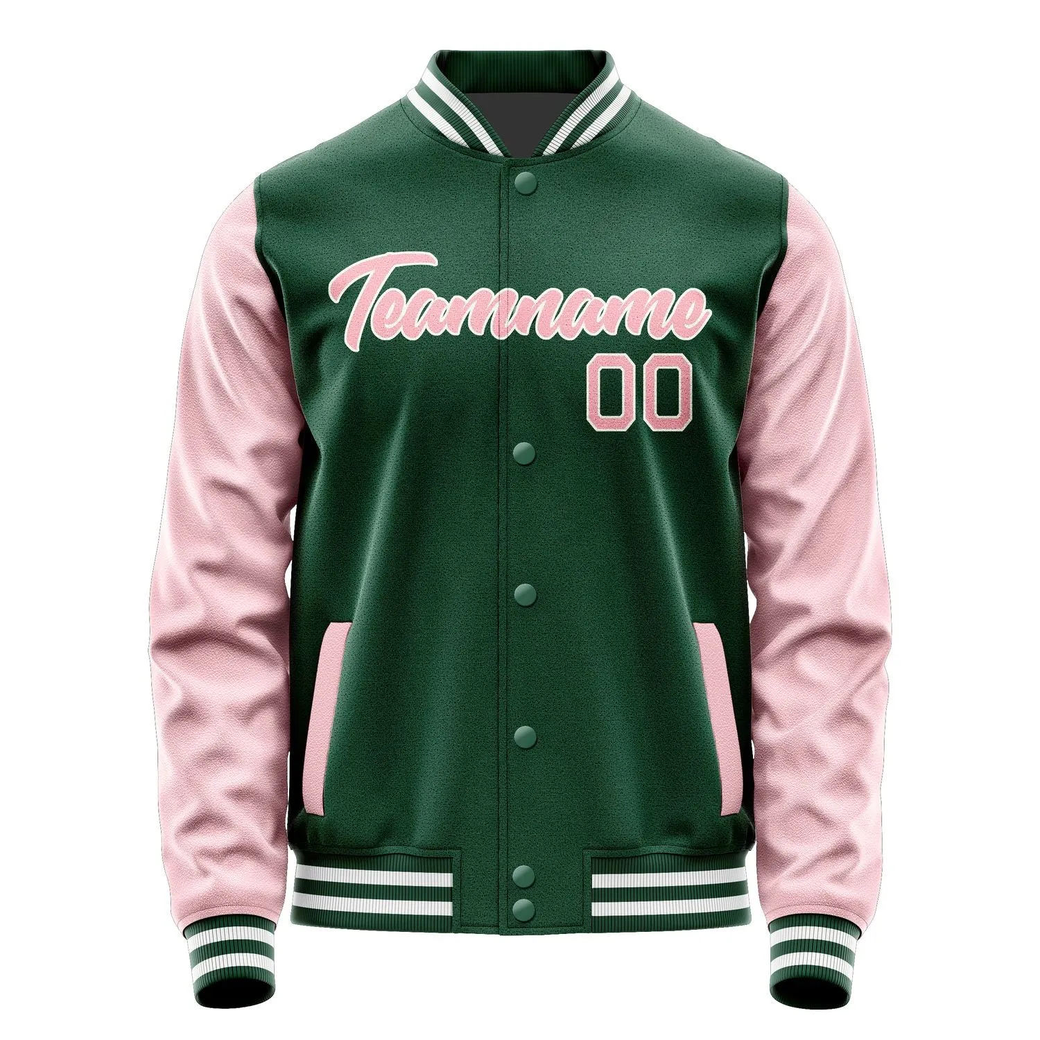 Custom Green Light Pink Jacket