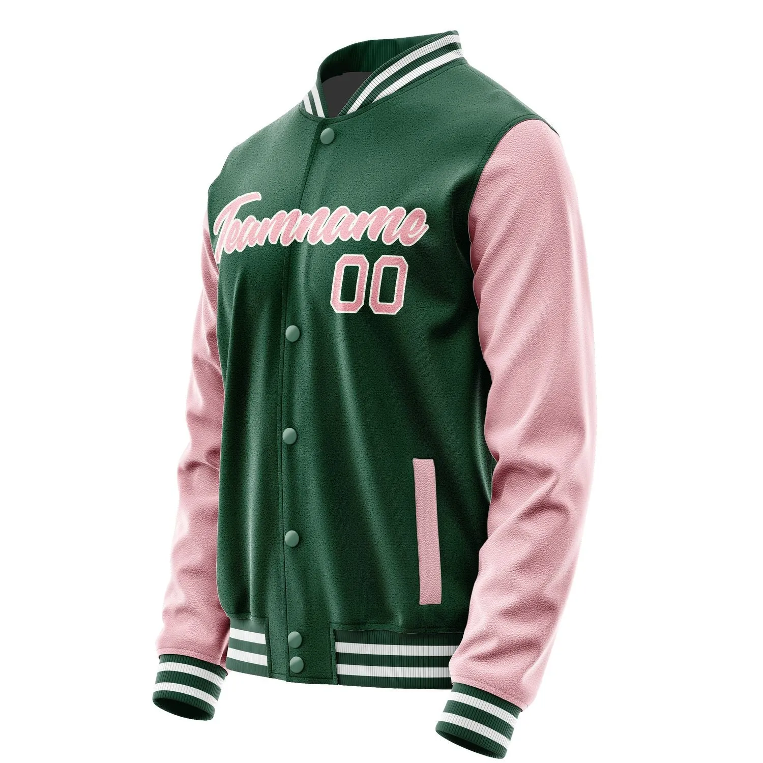 Custom Green Light Pink Jacket