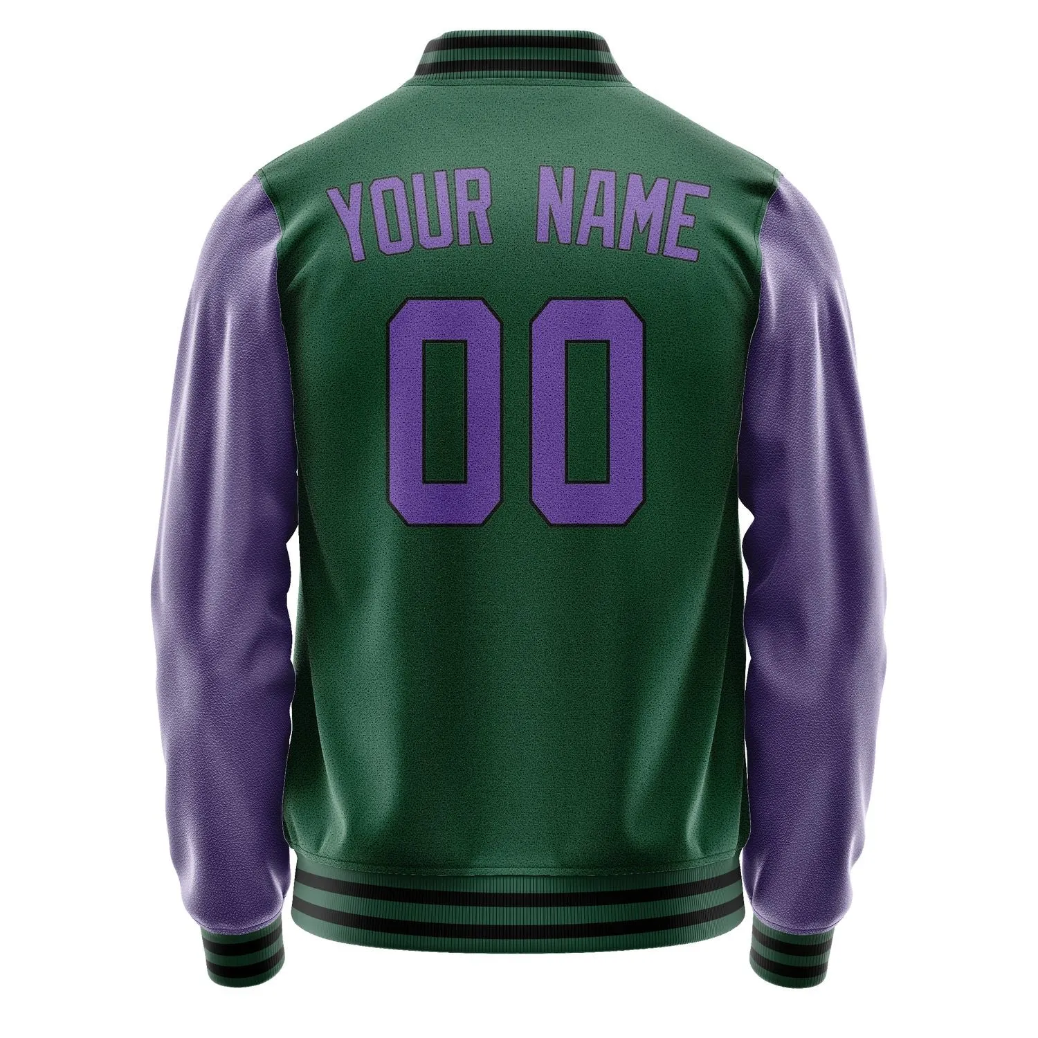 Custom Green Light Purple Jacket