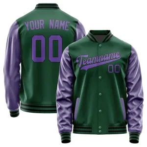 Custom Green Light Purple Jacket