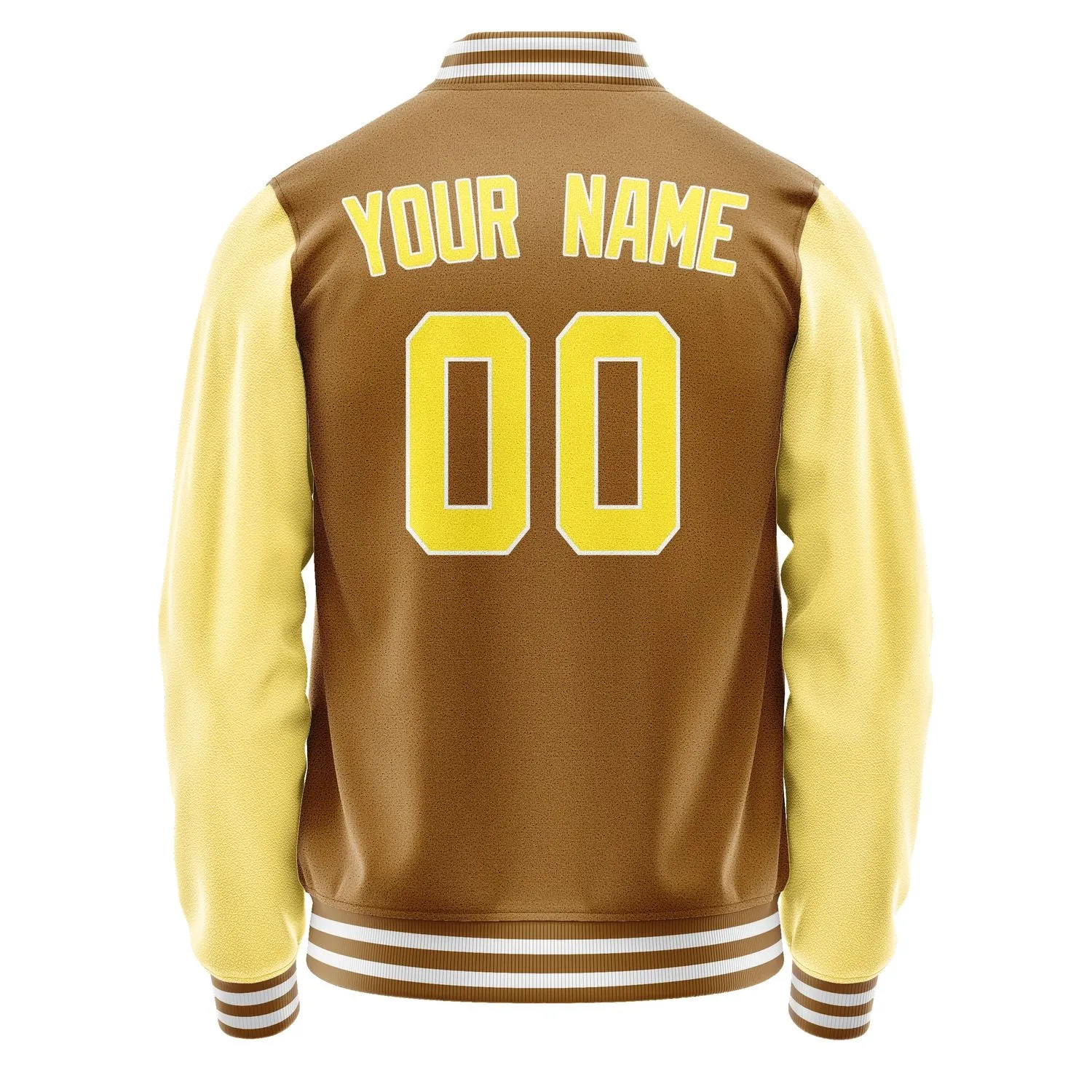 Custom Khaki Light Yellow Jacket