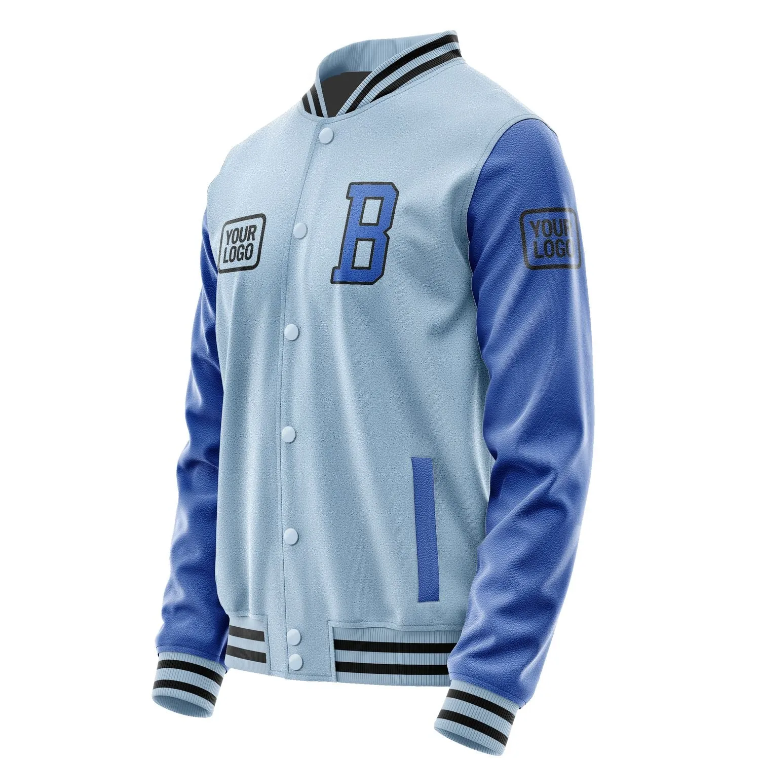 Custom Light Blue Sky Blue Jacket