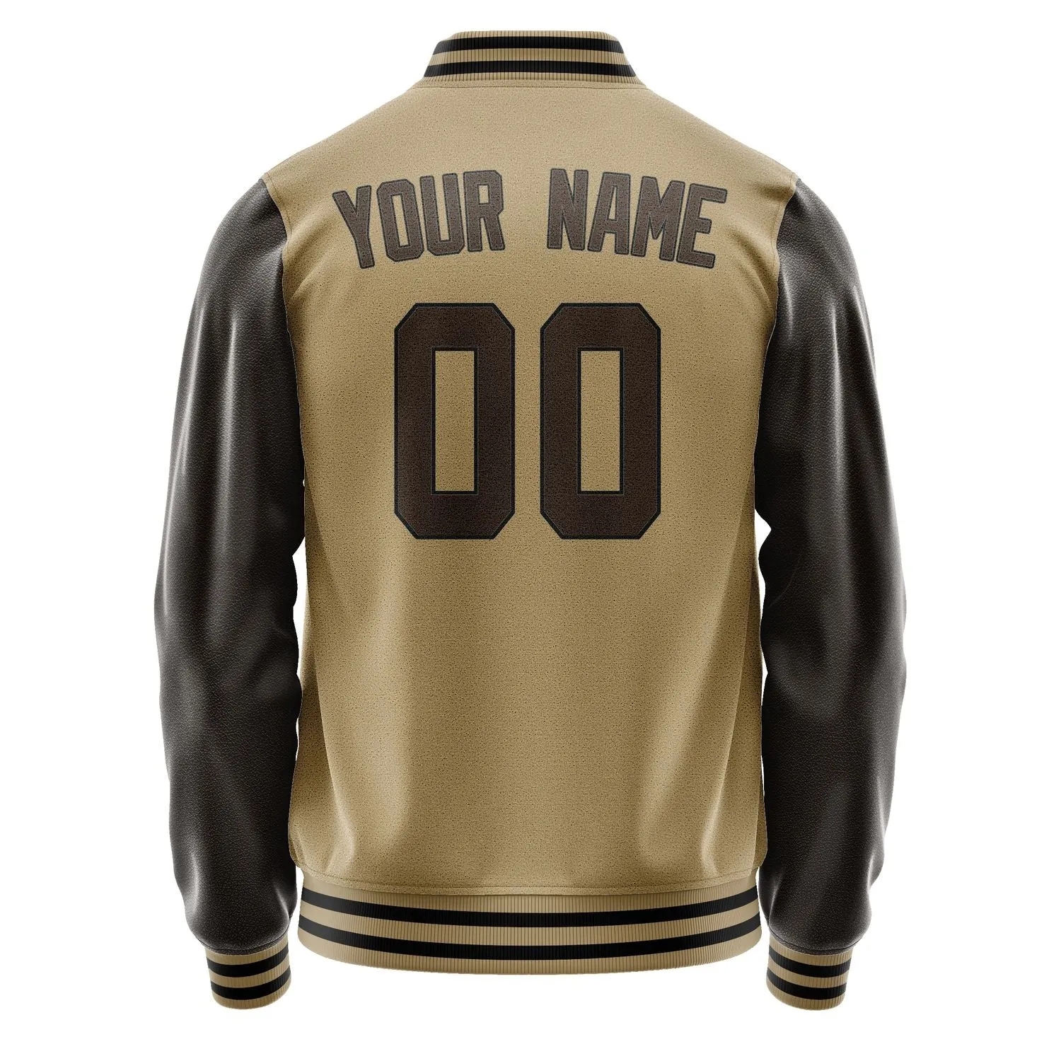 Custom Light Khaki Brown Jacket