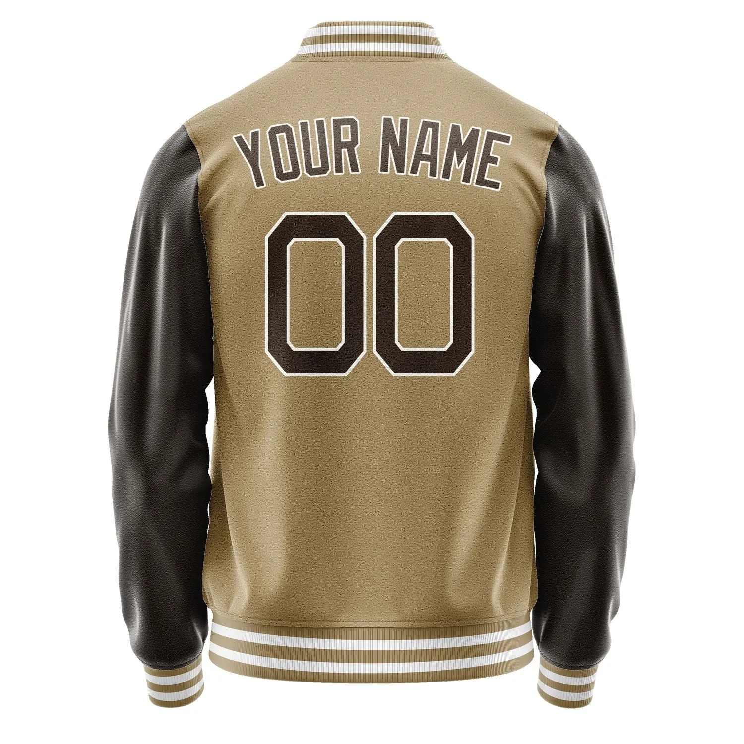 Custom Light Khaki Brown Jacket