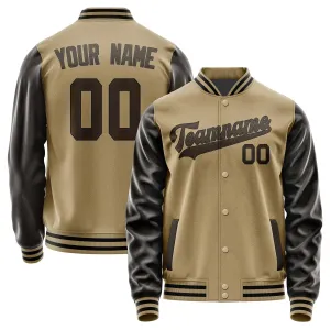 Custom Light Khaki Brown Jacket