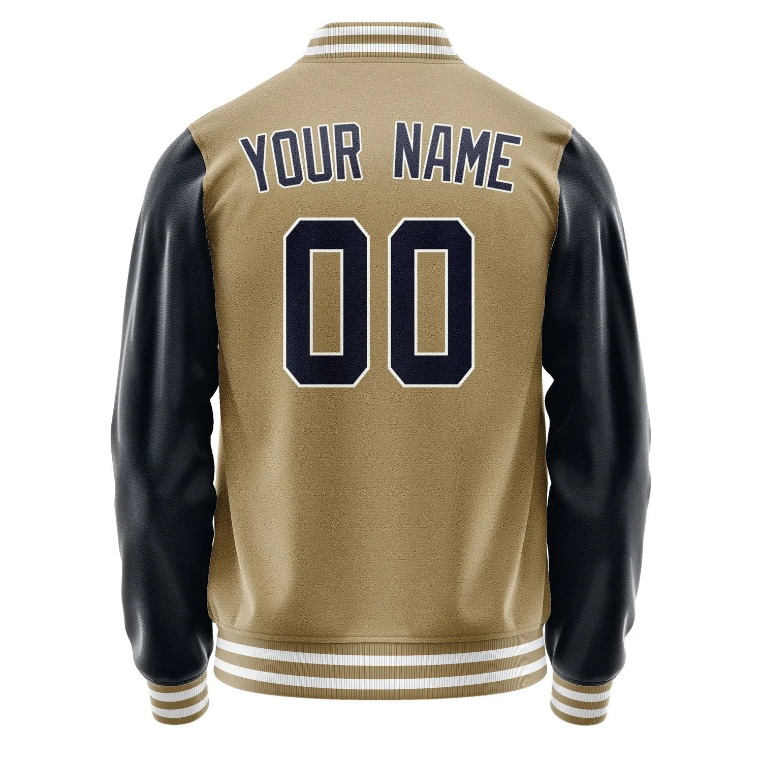 Custom Light Khaki Navy Jacket