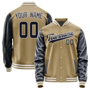 Custom Light Khaki Navy Jacket