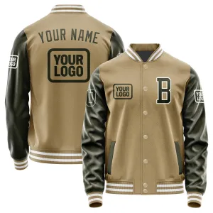 Custom Light Khaki Olive Jacket