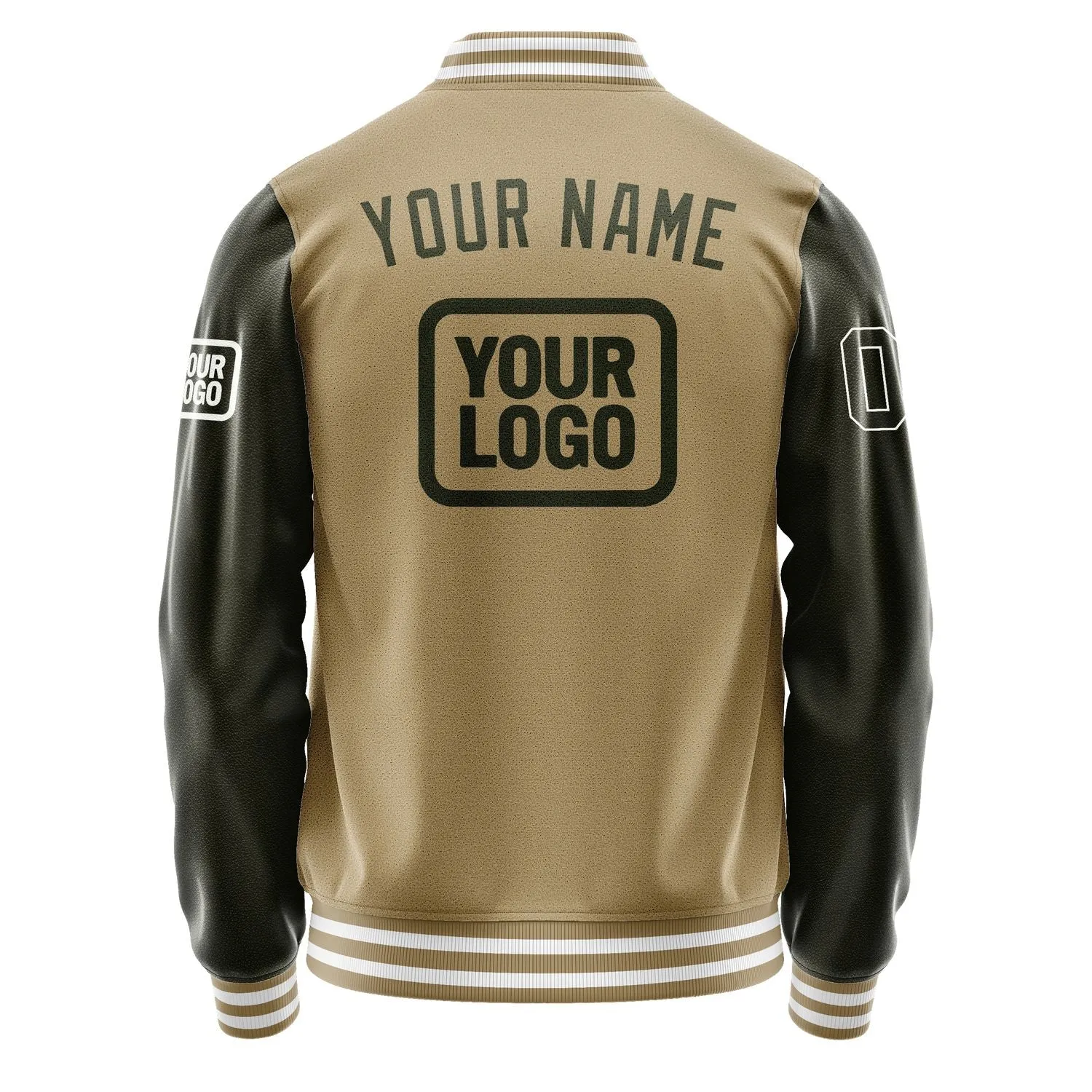 Custom Light Khaki Olive Jacket