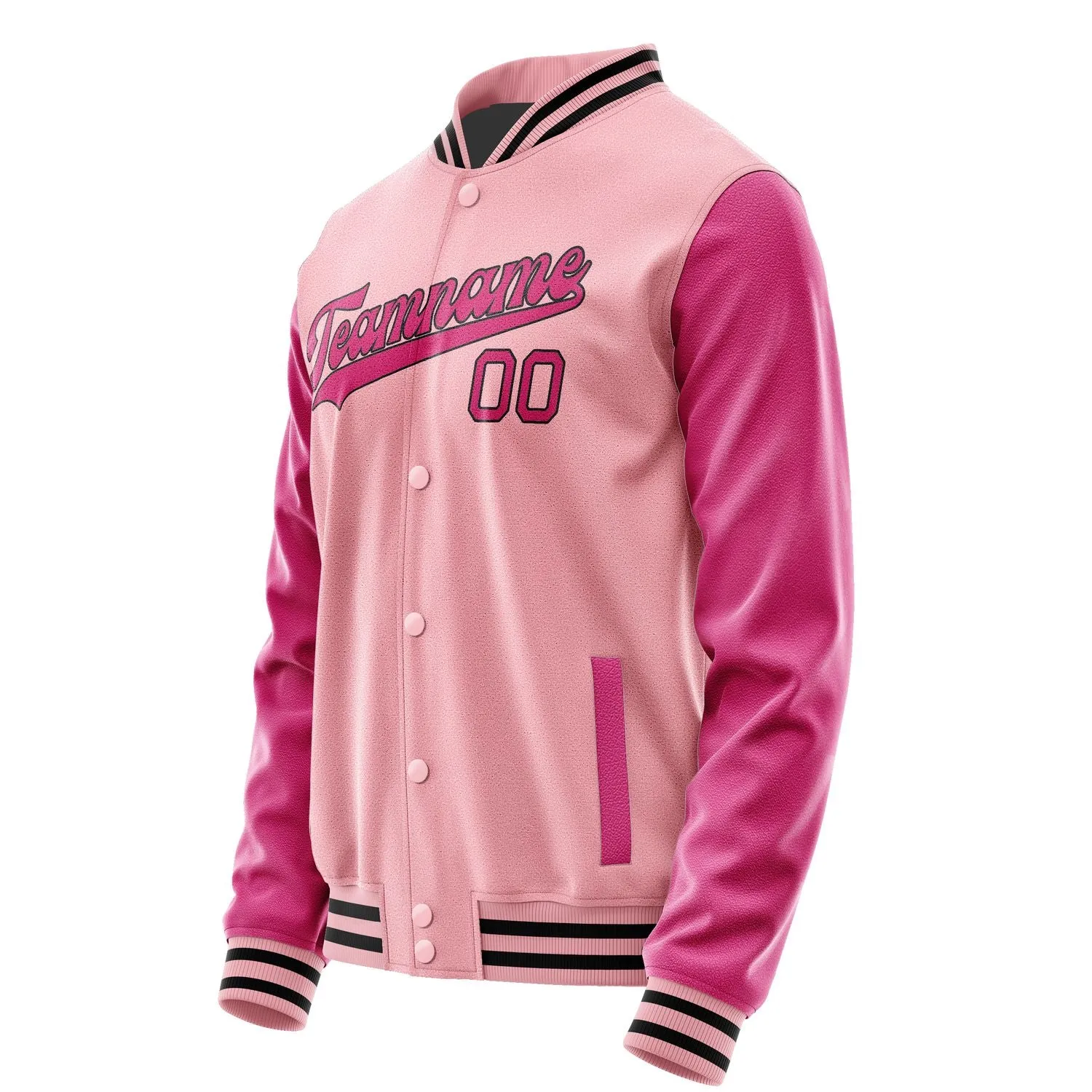 Custom Light Pink Pink Jacket