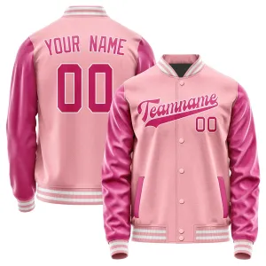 Custom Light Pink Pink Jacket