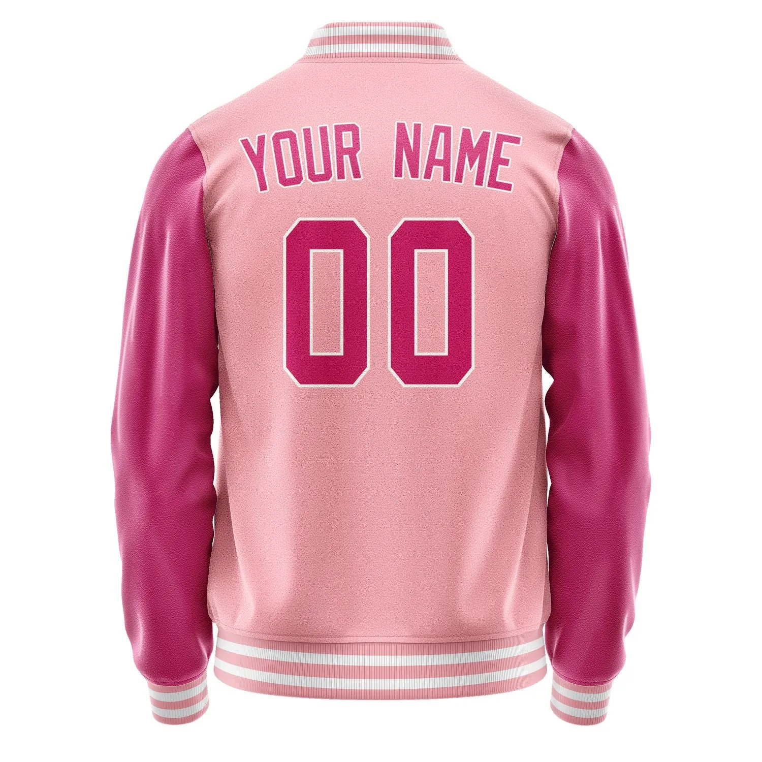Custom Light Pink Pink Jacket