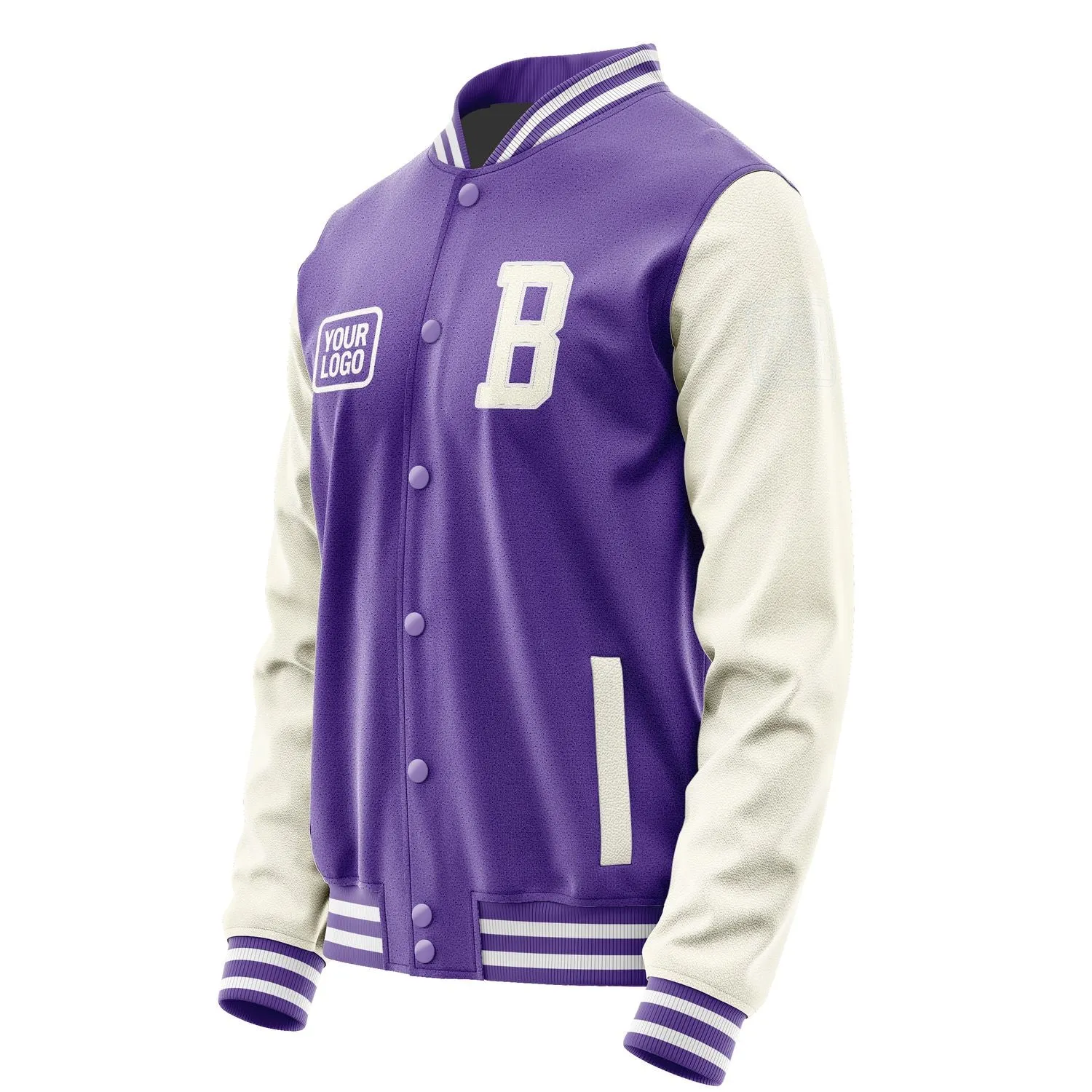Custom Light Purple Cream Jacket