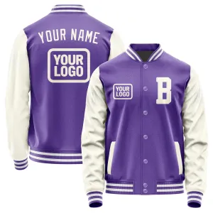Custom Light Purple Cream Jacket