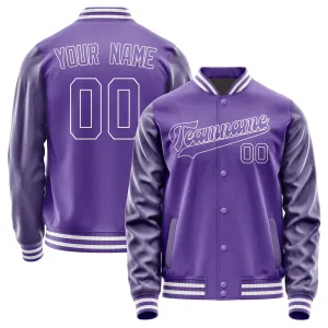 Custom Light Purple Light Purple Jacket