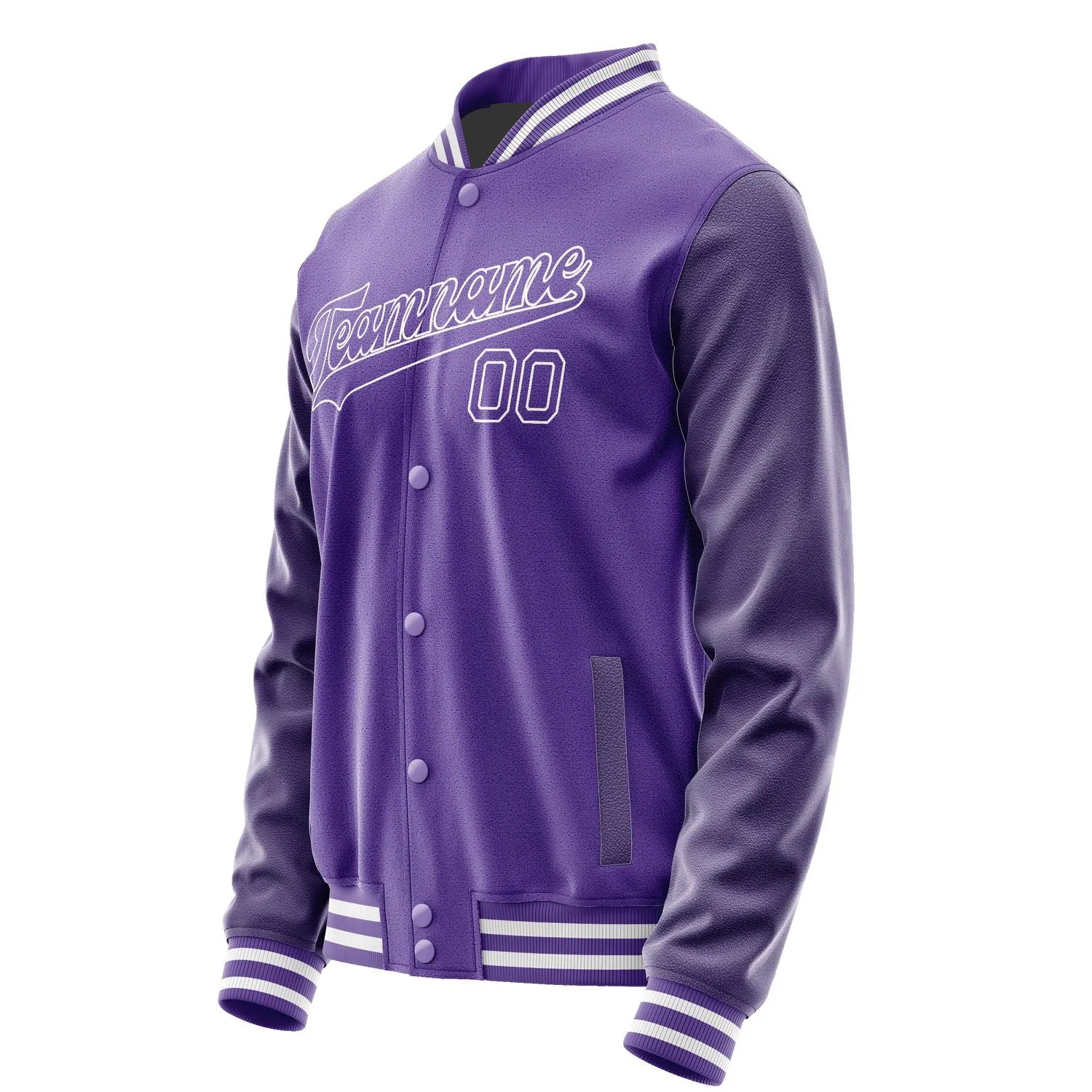Custom Light Purple Light Purple Jacket