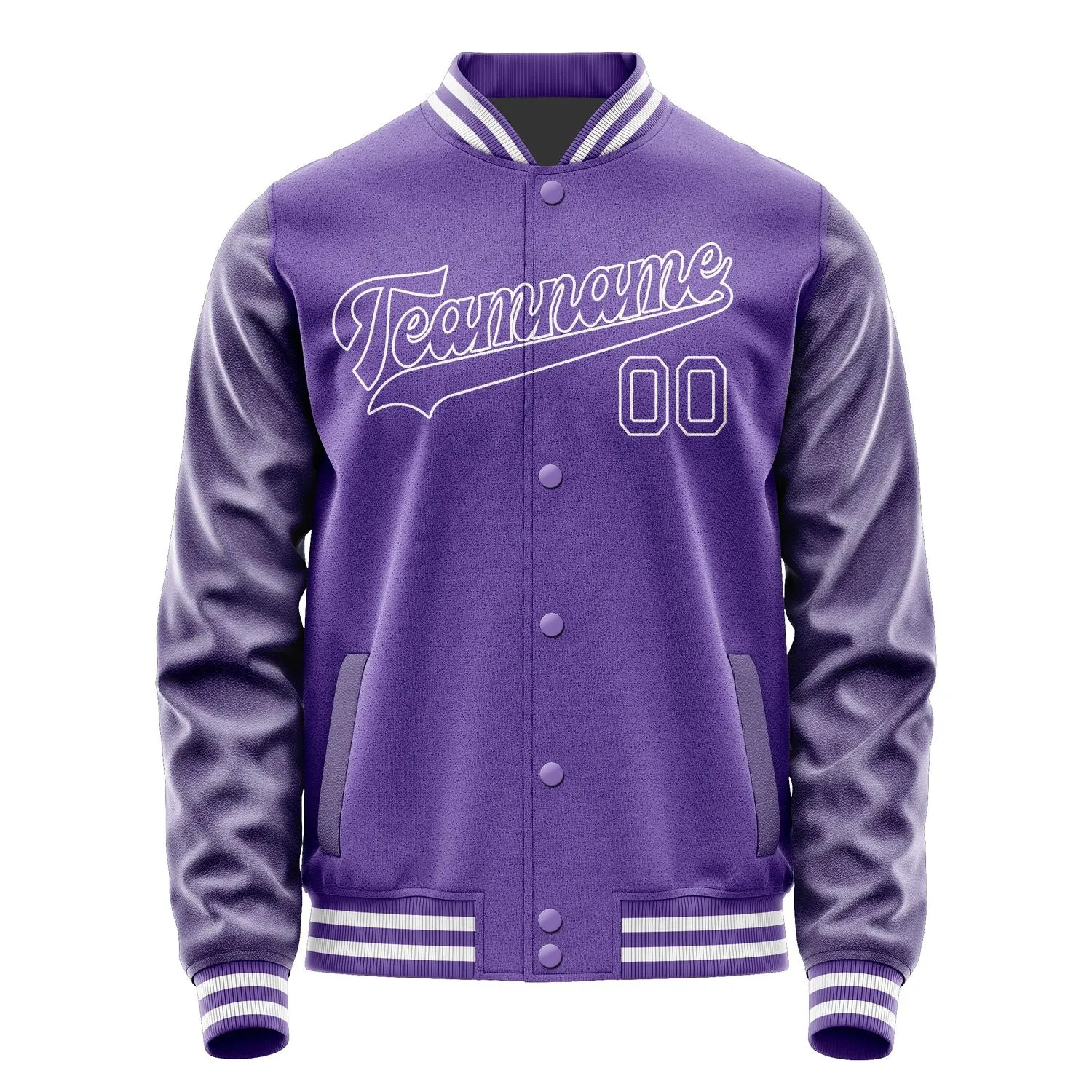 Custom Light Purple Light Purple Jacket
