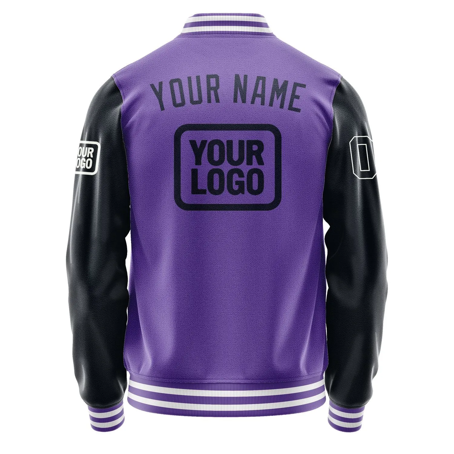 Custom Light Purple Navy Jacket