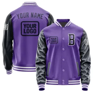 Custom Light Purple Navy Jacket