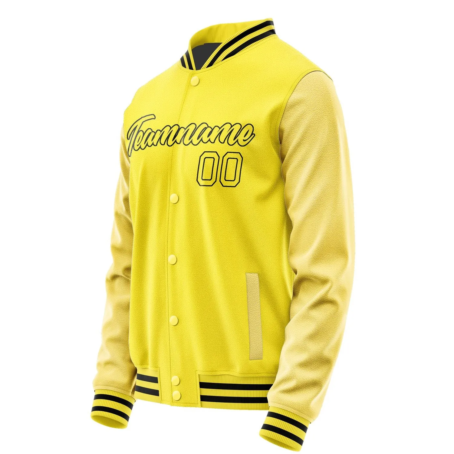 Custom Light Yellow Light Yellow Jacket