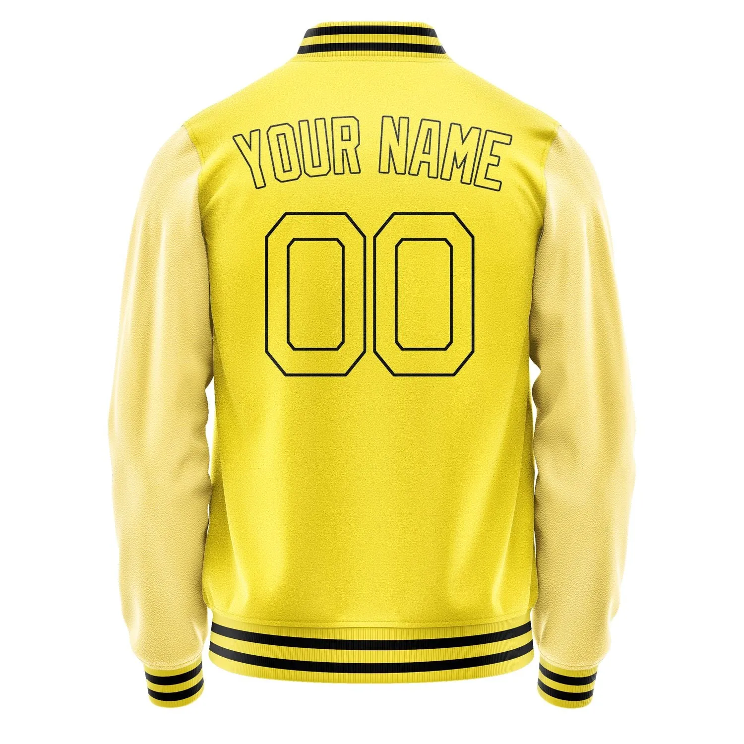 Custom Light Yellow Light Yellow Jacket