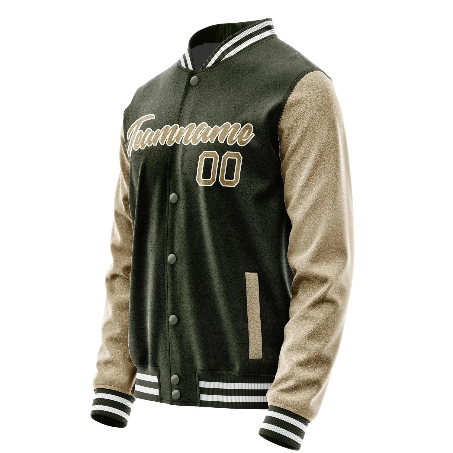 Custom Olive Light Khaki Jacket