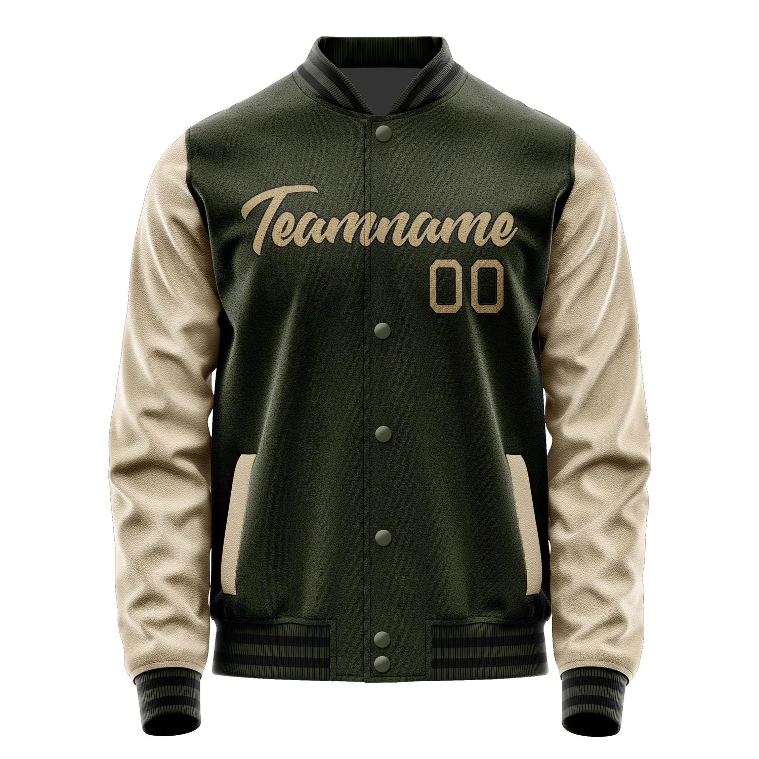 Custom Olive Light Khaki Jacket