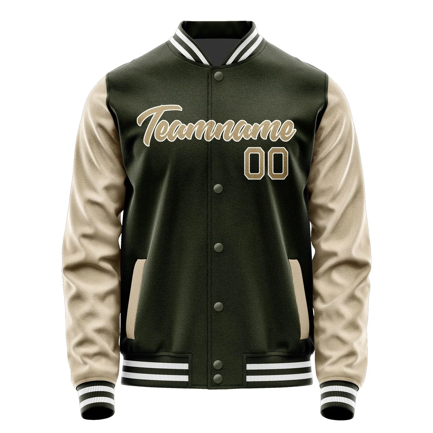 Custom Olive Light Khaki Jacket