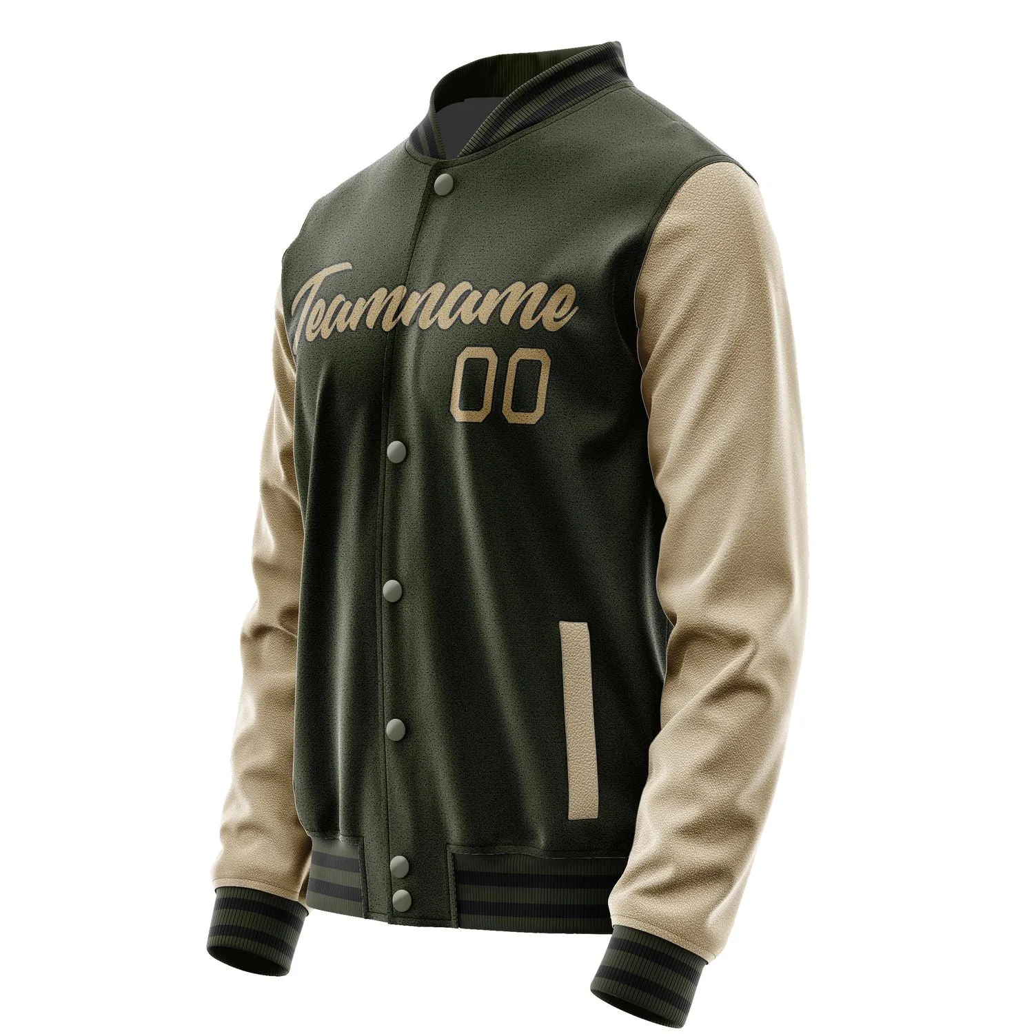 Custom Olive Light Khaki Jacket