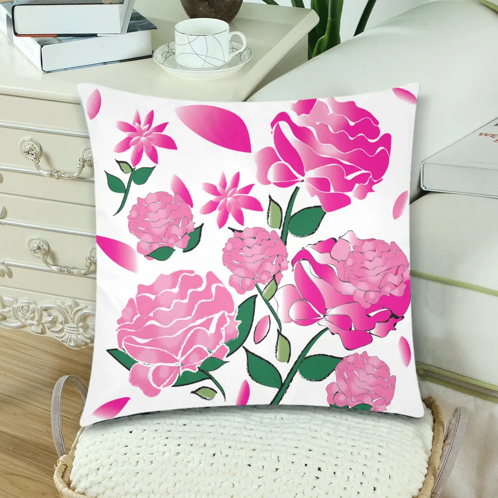 Custom Order - AMMA JO Peony White Pillow Set