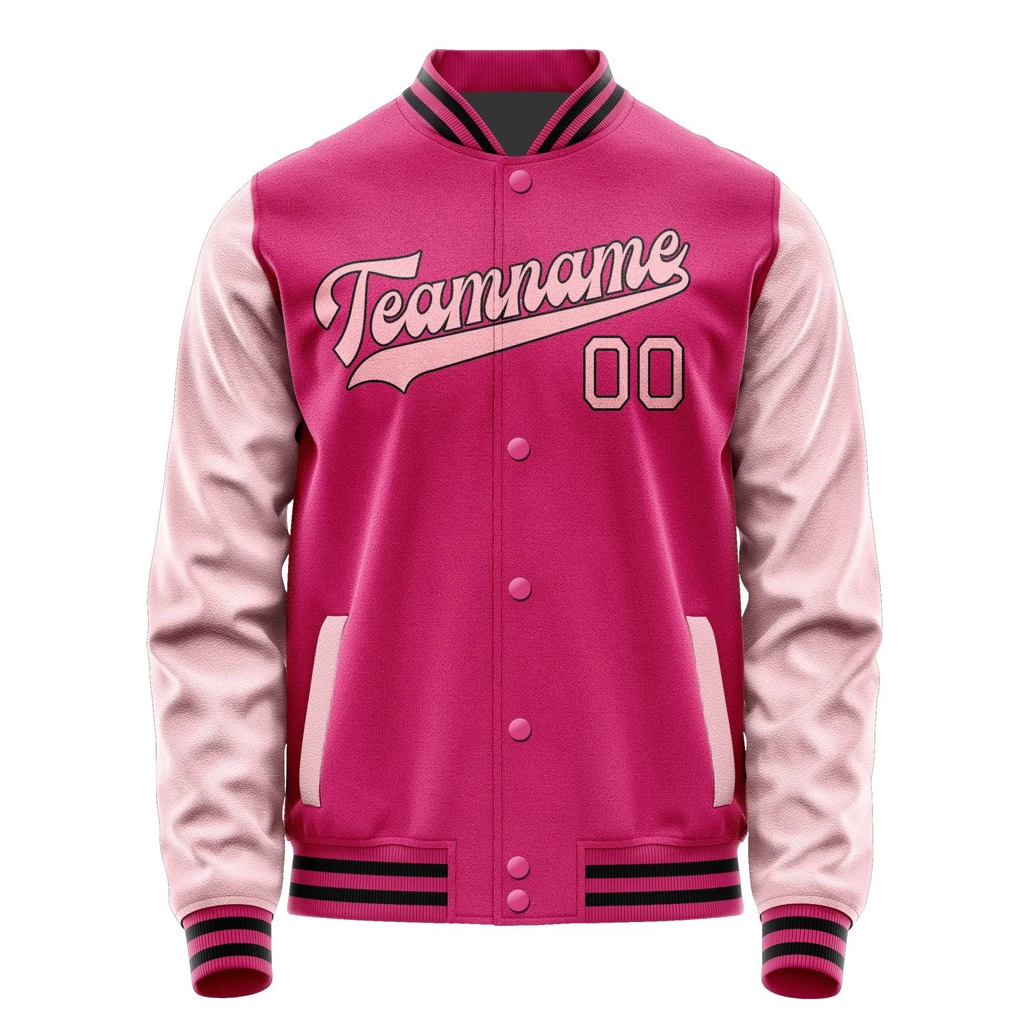 Custom Pink Light Pink Jacket