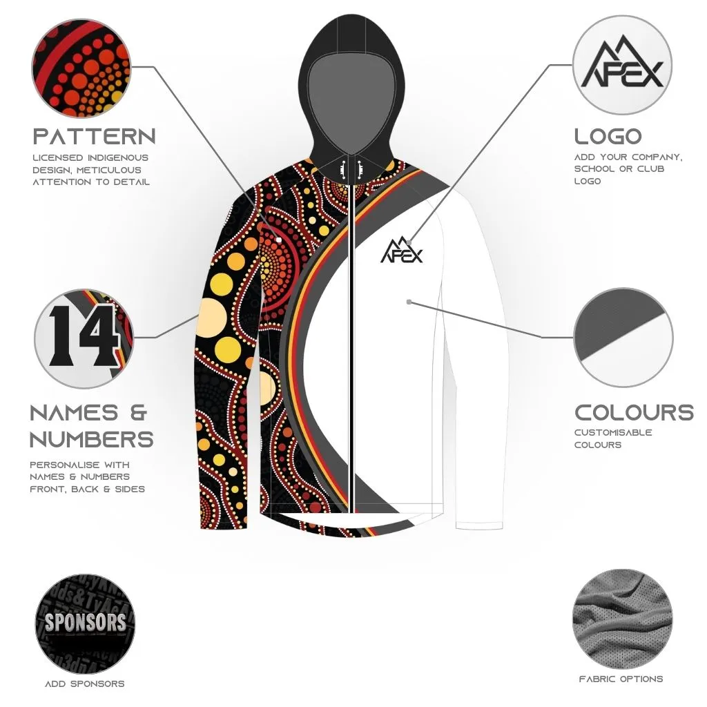 Custom Rain Jacket - Indigenous 001
