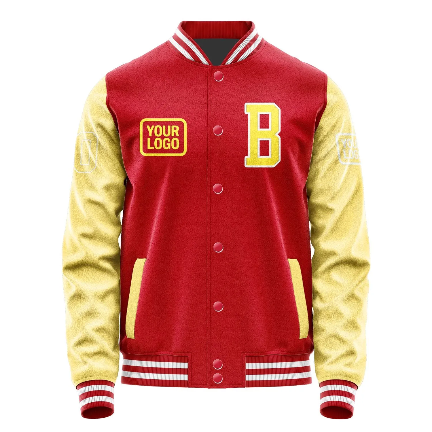 Custom Red Light Yellow Jacket