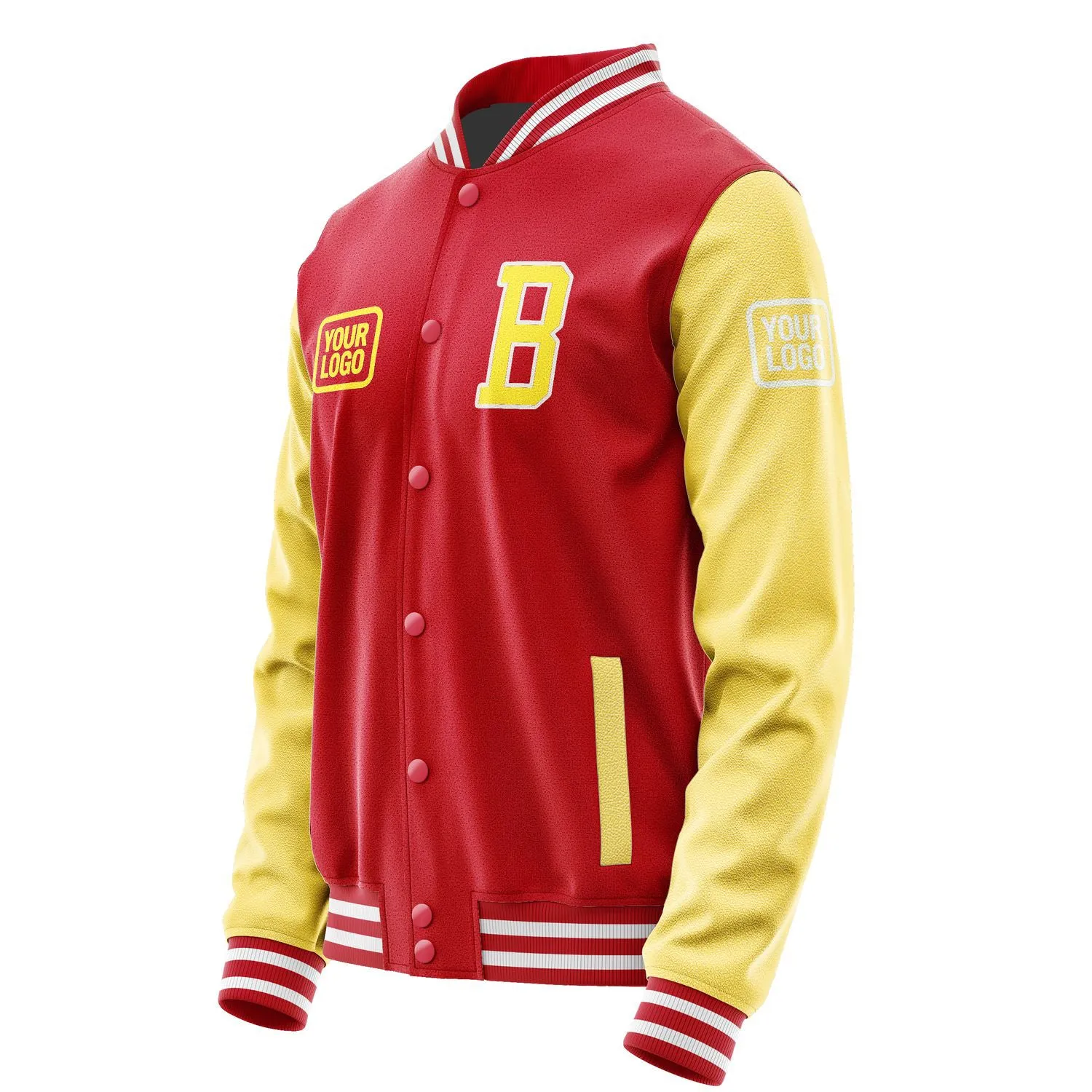 Custom Red Light Yellow Jacket