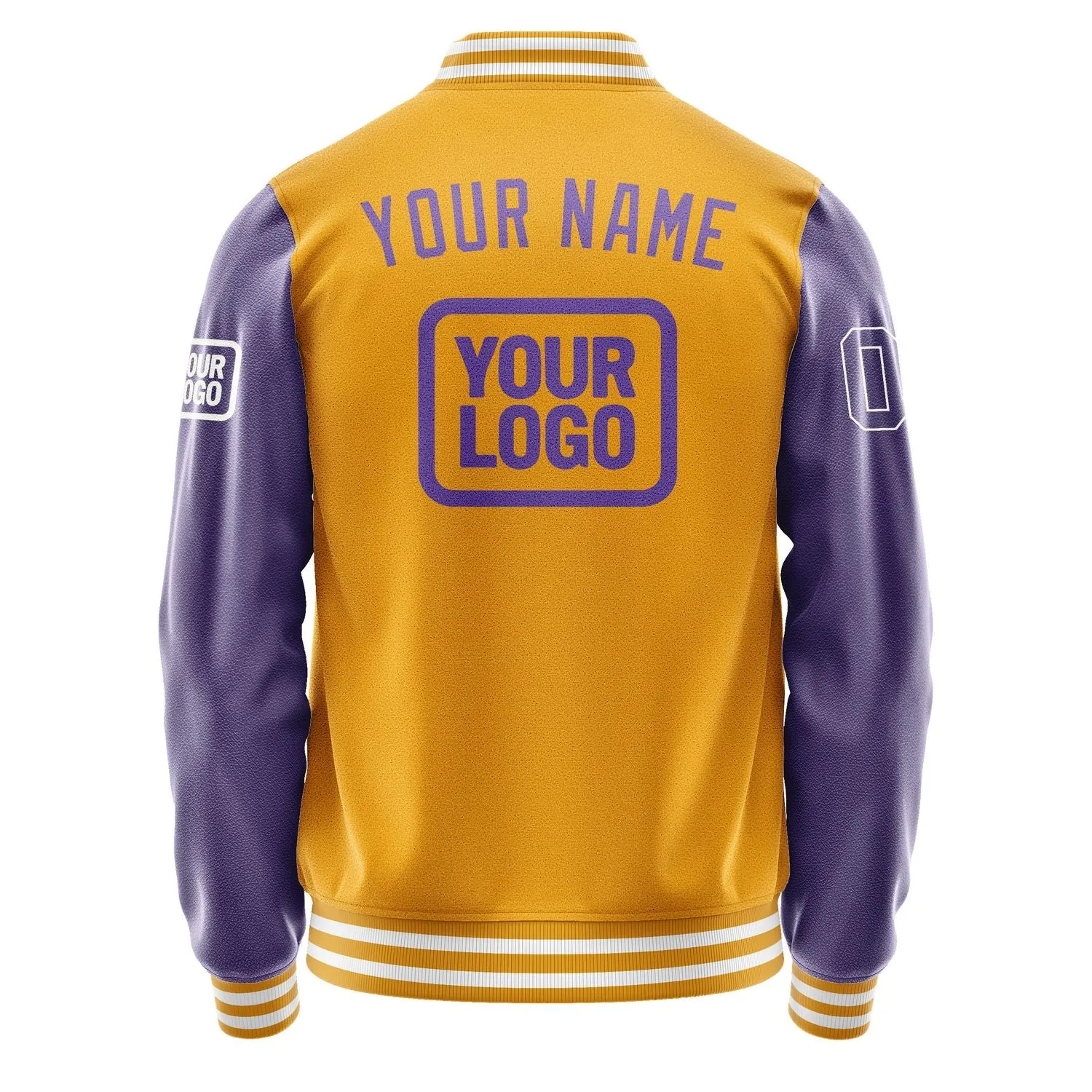 Custom Yellow Light Purple Jacket
