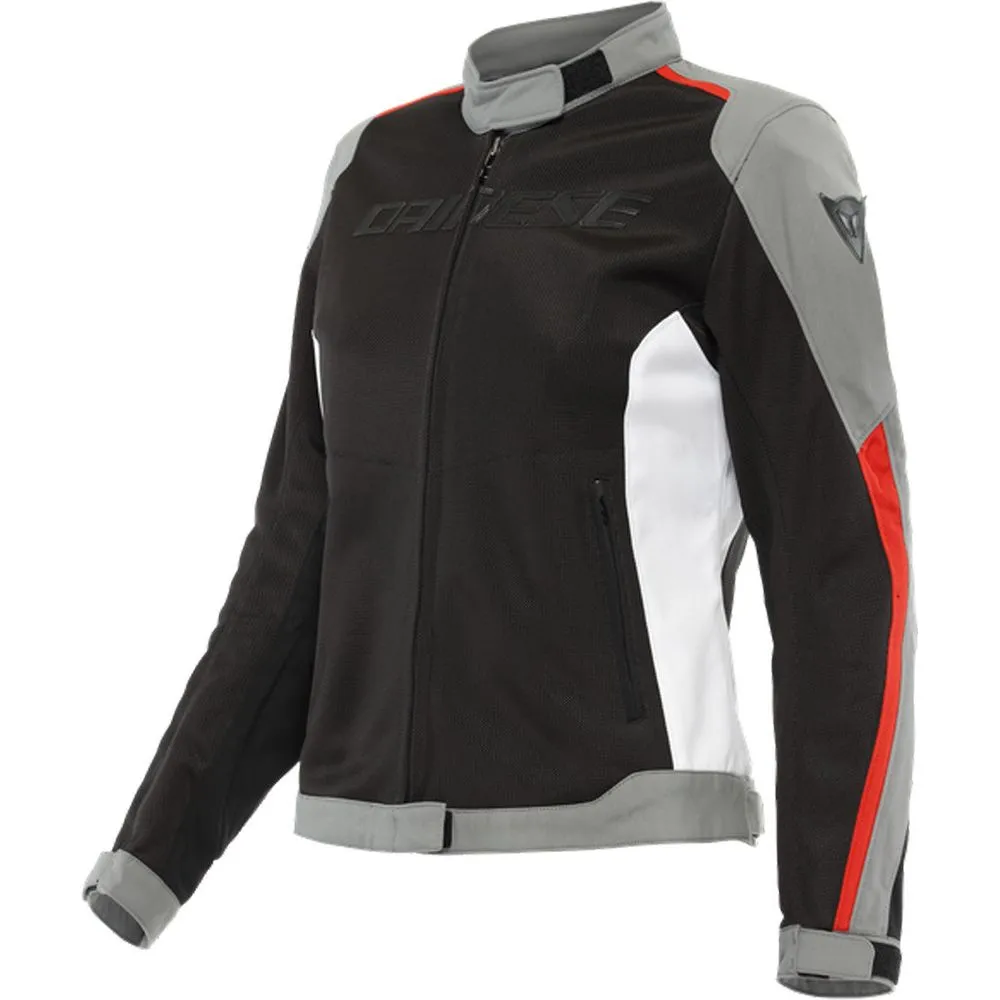 Dainese Hydra Flux 2 Air D-Dry Ladies Textile Jacket Black / Charcoal Grey / Lava Red