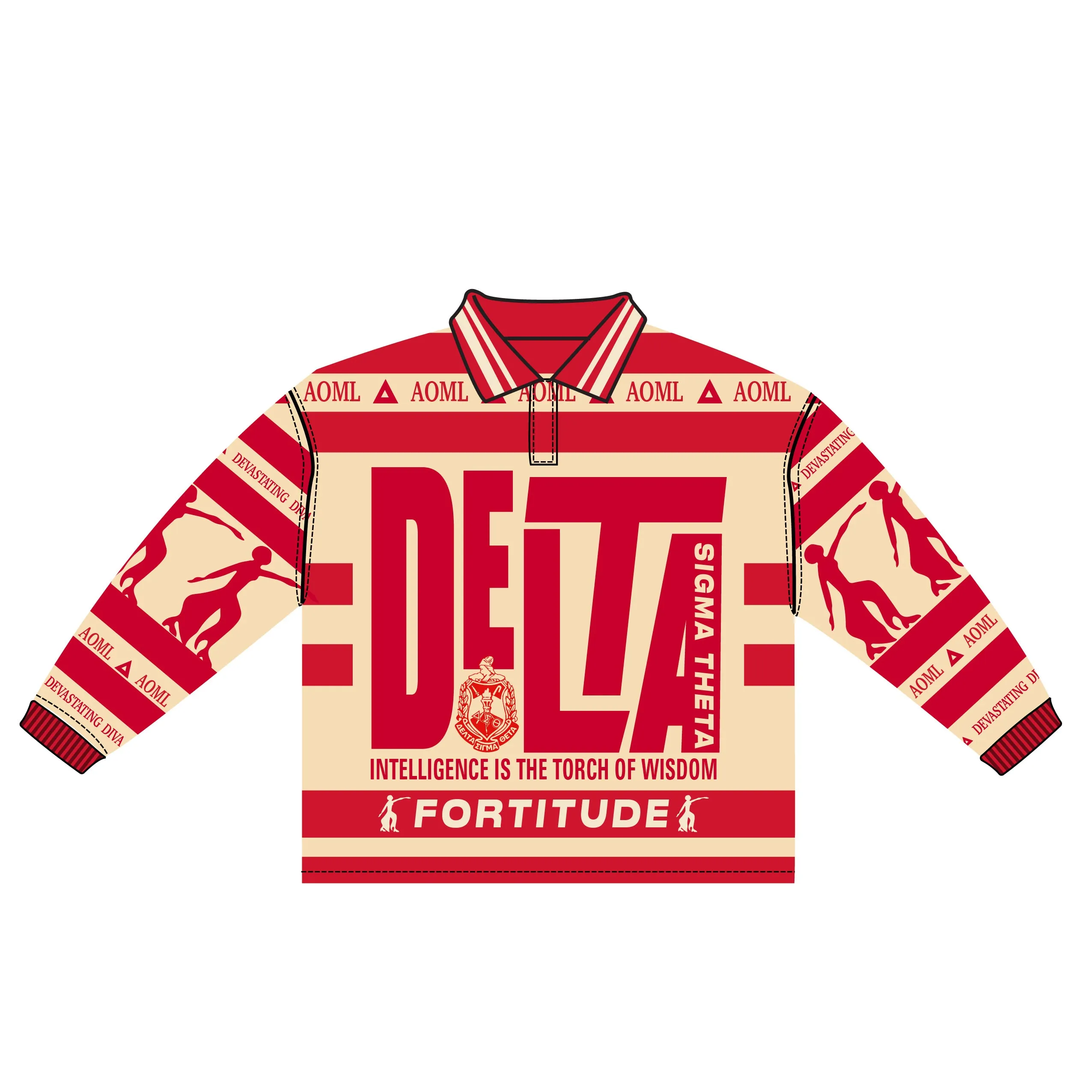 Delta Rugby Oversized Fit (SOLD OUT-SIGN UP IF INTERESTED IN RESTOCK)
